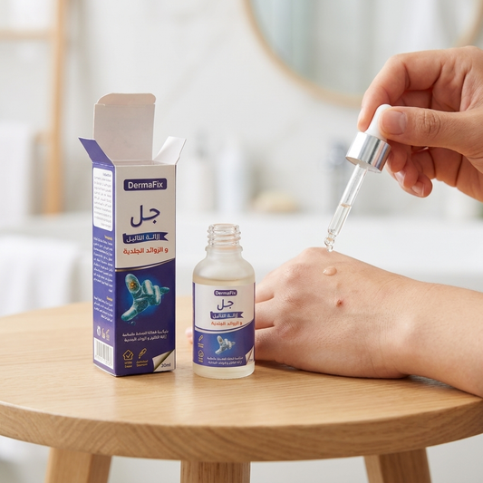 Derma fix ضد الثلال و مسامر و زوائد الجلدية