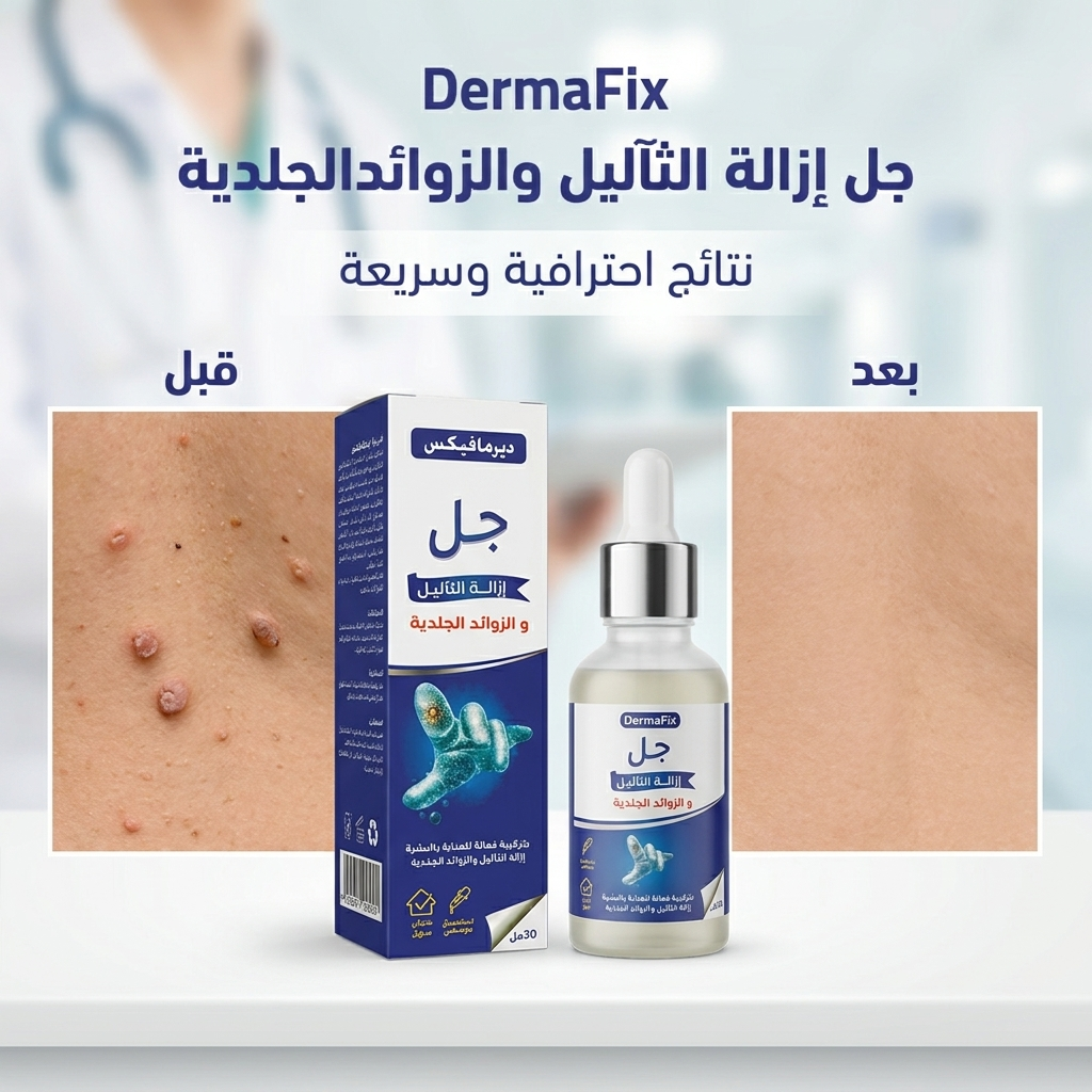 Derma fix ضد الثلال و مسامر و زوائد الجلدية